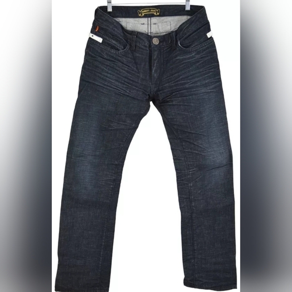 NWOT Men's Robin's Jean White Strap Size 33/34 - Picture 8 of 9